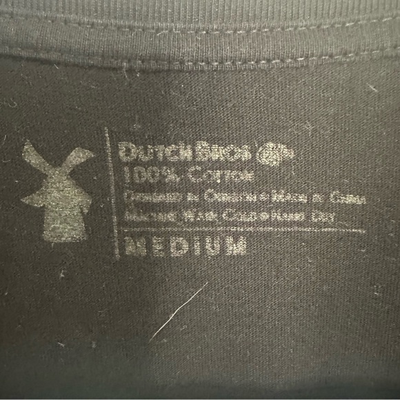 Dutch Bros MEDIUM+XL+XXL Black VINTAGE Long Sleeve Tee Rebel Spider Web “Slay…” - Picture 5 of 8